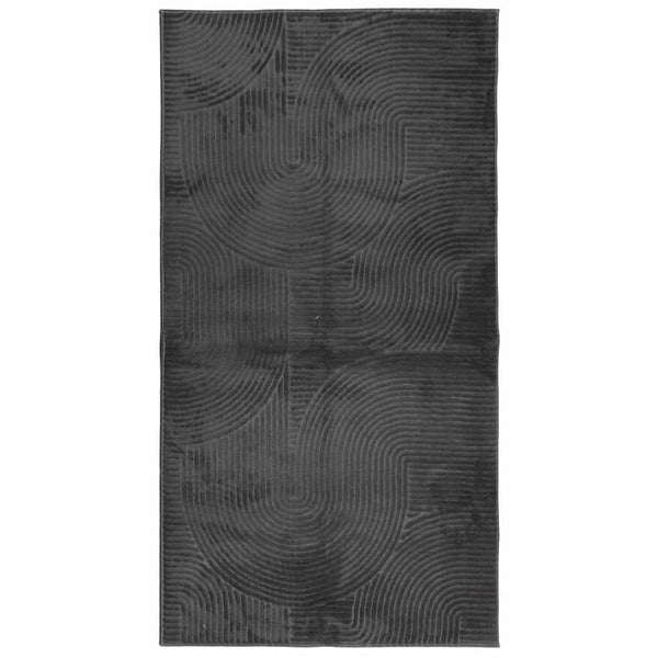 Anthrazit Teppich IZA Kurzflor 80x150 cm