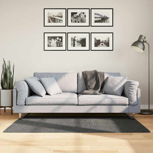 Anthrazit Teppich IZA Kurzflor 80x150 cm