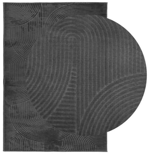 Anthrazit Teppich IZA, 120x170 cm