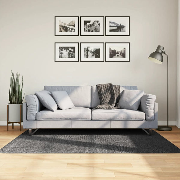 Anthrazit Teppich IZA, 120x170 cm