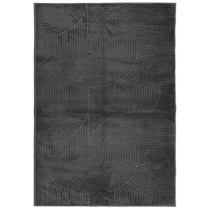 Anthrazit Teppich IZA, Skandi-Stil, 160x230 cm