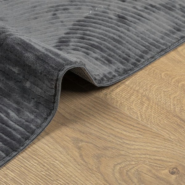 Anthrazit Teppich IZA, Skandi-Stil, 160x230 cm