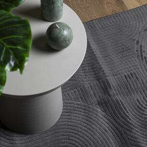 Anthrazit Teppich IZA, Skandi-Stil, 160x230 cm