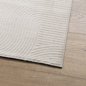 Teppich IZA Creme Kurzflor 80x150 cm