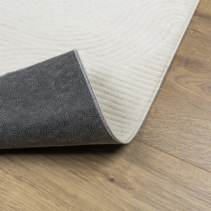 Teppich IZA Creme Kurzflor 80x150 cm