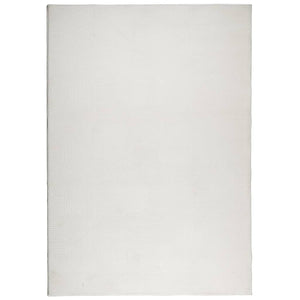 Creme Teppich Kurzflor Skandinavisch 120x170 cm