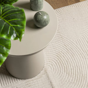 Creme Teppich IZA 200x280 cm Skandinavisch