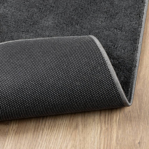 Anthrazit Teppich Kurzflor 200x280 cm