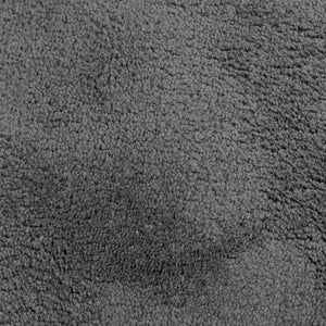 Anthrazit Kurzflor Teppich 240x340 cm