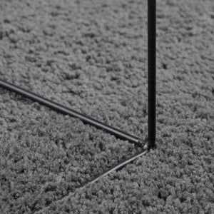 Anthrazit Teppich Kurzflor Ø 200 cm