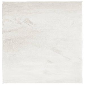 Beiger Kurzflor Teppich OVIEDO 120x120 cm