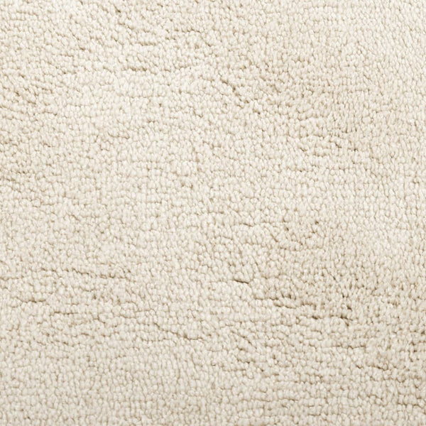 Beiger Kurzflor Teppich OVIEDO 120x120 cm