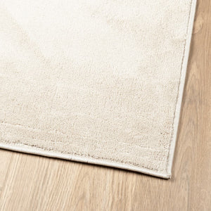 Beiger Kurzflor Teppich 200x280 cm
