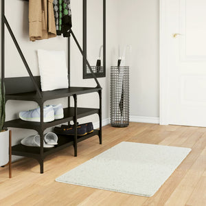 Teppich Kurzflor Creme 60x110 cm