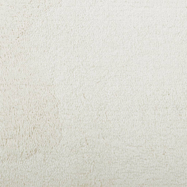 Creme Kurzflor Teppich Ø 120 cm