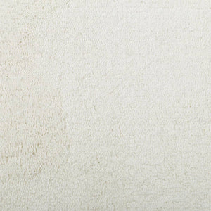 Creme Kurzflor Teppich Ø 200 cm