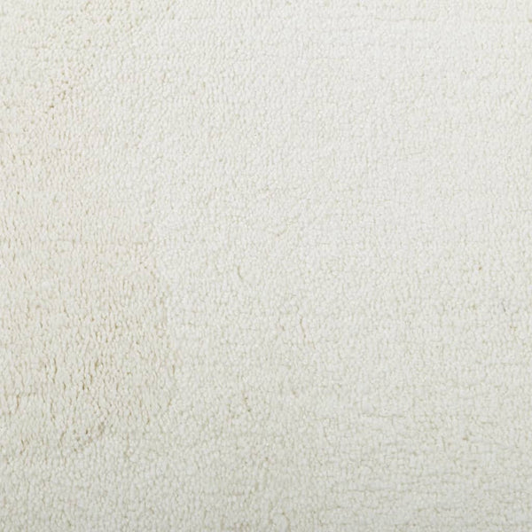 Creme Kurzflor Teppich Ø 200 cm