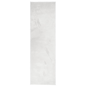Grauer Kurzflor Teppich OVIEDO 80x250 cm