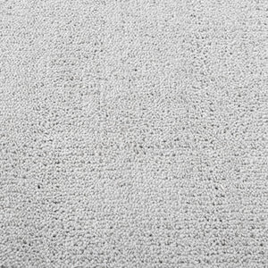 Grauer Kurzflor Teppich OVIEDO 80x250 cm