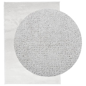 Grauer Kurzflor Teppich OVIEDO 160x230 cm