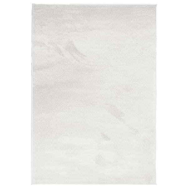 Grauer Kurzflor Teppich OVIEDO 200x280 cm
