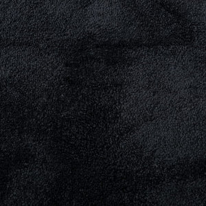 Schwarzer Kurzflor Teppich 140x200 cm