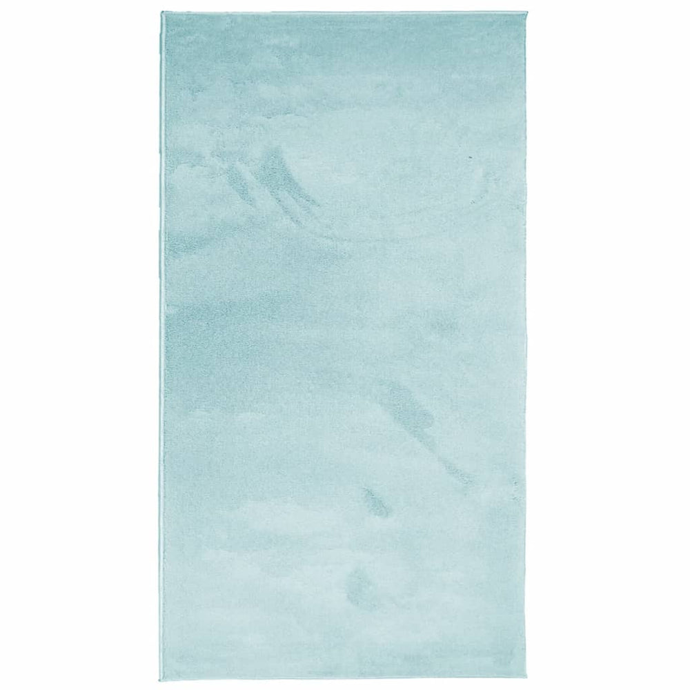 Grüner Kurzflor Teppich OVIEDO 60x110 cm