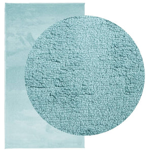 Grüner Kurzflor Teppich OVIEDO 60x110 cm