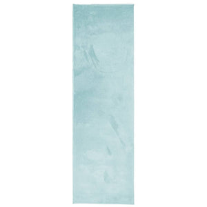 Grüner Kurzflor Teppich OVIEDO 80x250 cm
