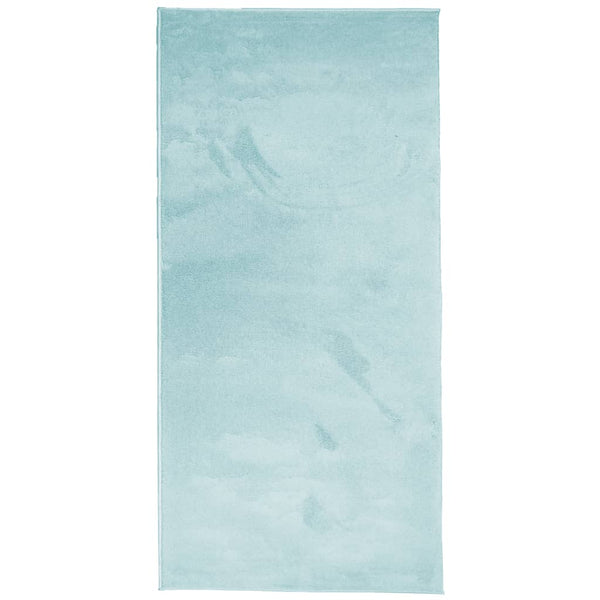 Grüner Kurzflor Teppich OVIEDO 100x200 cm