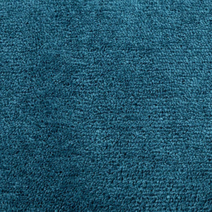Türkis Kurzflor Teppich 120x120 cm