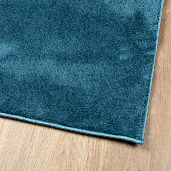 Türkis Teppich Kurzflor 200x200 cm