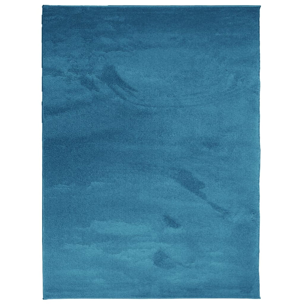 Türkis Teppich Kurzflor 240x340 cm