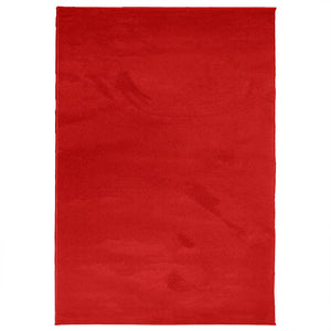 Roter Kurzflor Teppich OVIEDO 160x230 cm