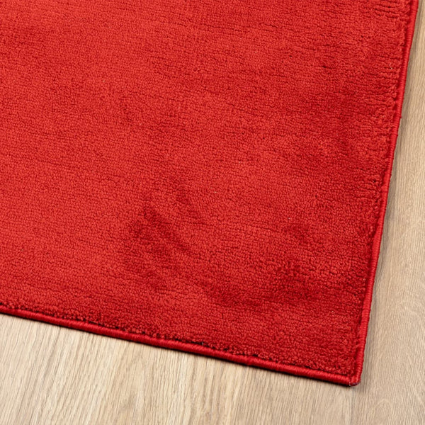 Roter Kurzflor Teppich OVIEDO 160x230 cm