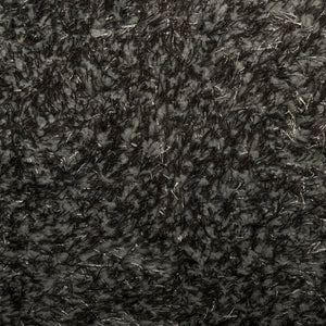 Anthrazit Hochflor Teppich ISTAN 120x170 cm