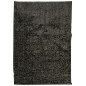 Anthrazit Hochflor Teppich 160x230 cm