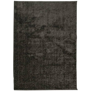 Anthrazit Hochflor Teppich 200x280 cm
