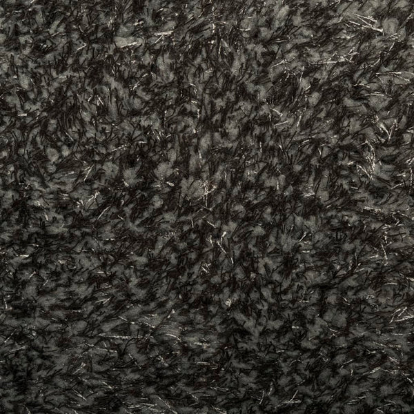 Anthrazit Hochflor Teppich 200x280 cm