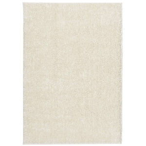 Creme Hochflor Teppich ISTAN 140x200 cm