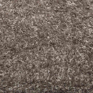 Grauer Hochflor Teppich 80x150 cm