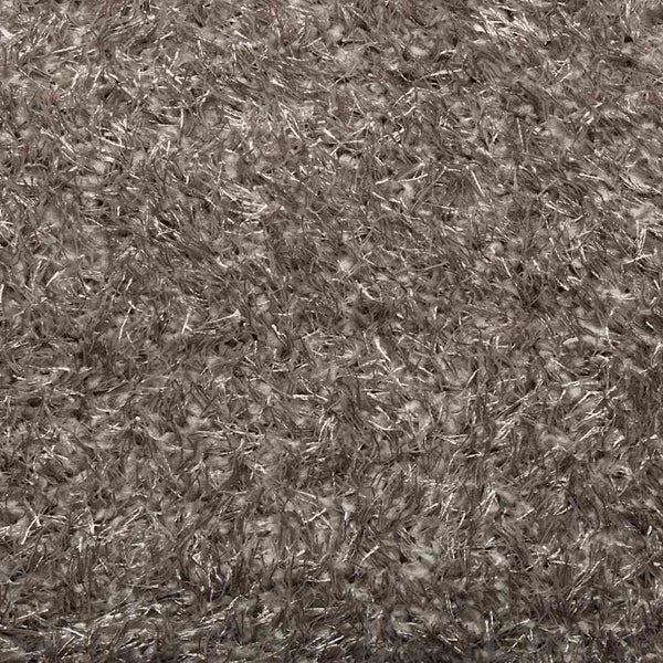 Grauer Hochflor Teppich 80x150 cm