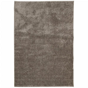 Hochflor Teppich ISTAN Grau 120x170 cm