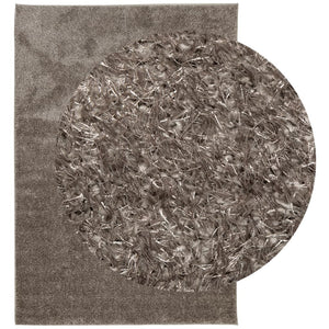 Hochflor Teppich ISTAN Grau 120x170 cm