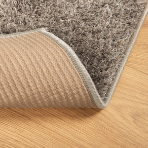 Grauer Hochflor Teppich ISTAN 200x280 cm