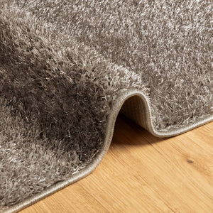 Grauer Hochflor Teppich ISTAN 200x280 cm