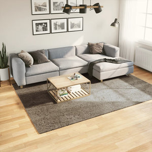Grauer Hochflor Teppich ISTAN 200x280 cm