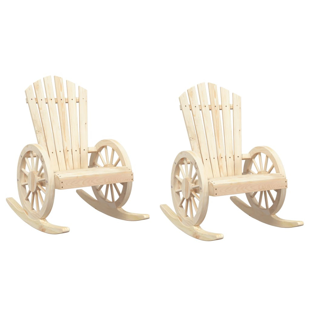 Adirondack Schaukelstühle 2er Set Tanne