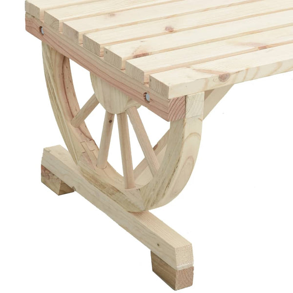 5-tlg. Garten Essgruppe aus Tannenholz