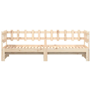 Ausziehbares Tagesbett Kiefer 2x(80x200) cm